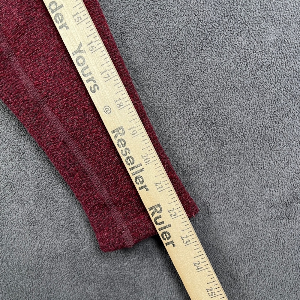 Smartwool Hudson Trail Pullover Womens Small Red Wool Blend Cowl Neck SW000313 - Picture 9 of 10